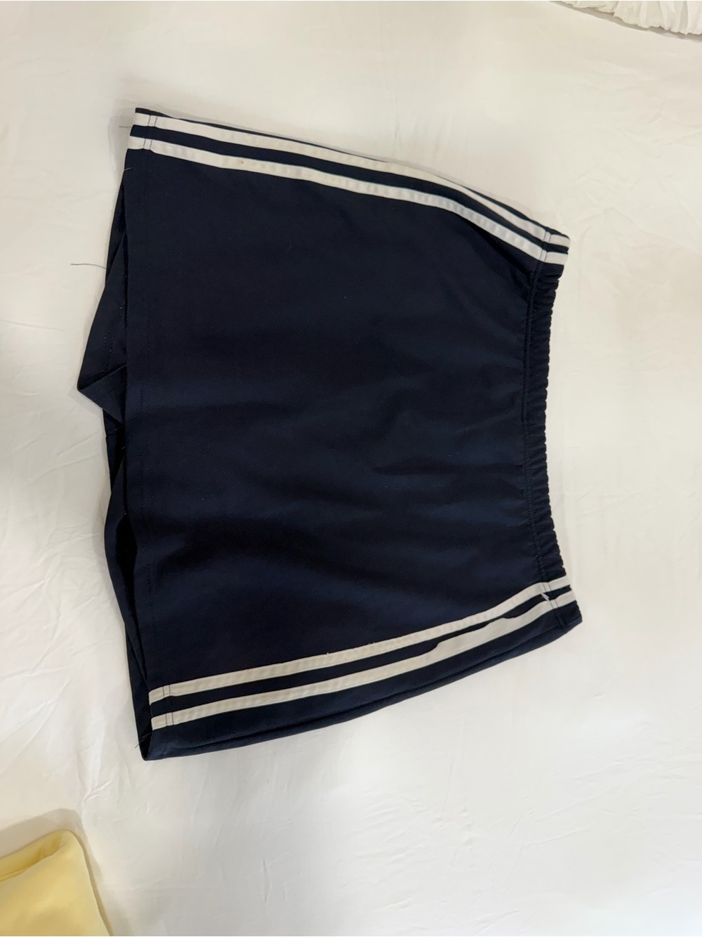Navy Athletic Side-Stripe Women’s Shorts